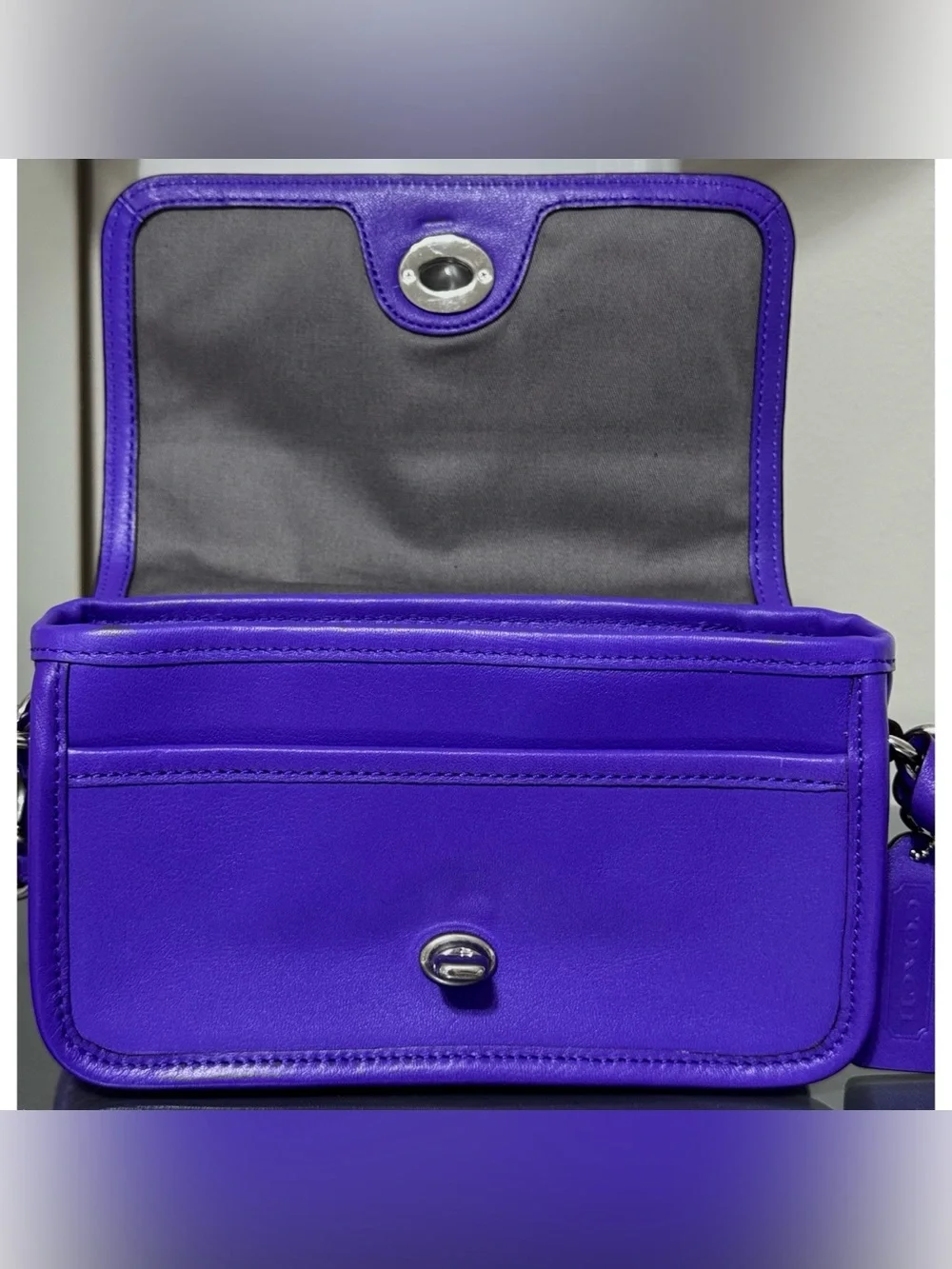 COACH Legacy Penny Crossbody Bag – ULTRAVIOLET PURPLE – Style 19914